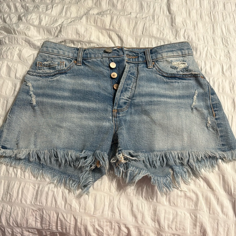 BKE Jean Shorts, Size 24, Light Washed